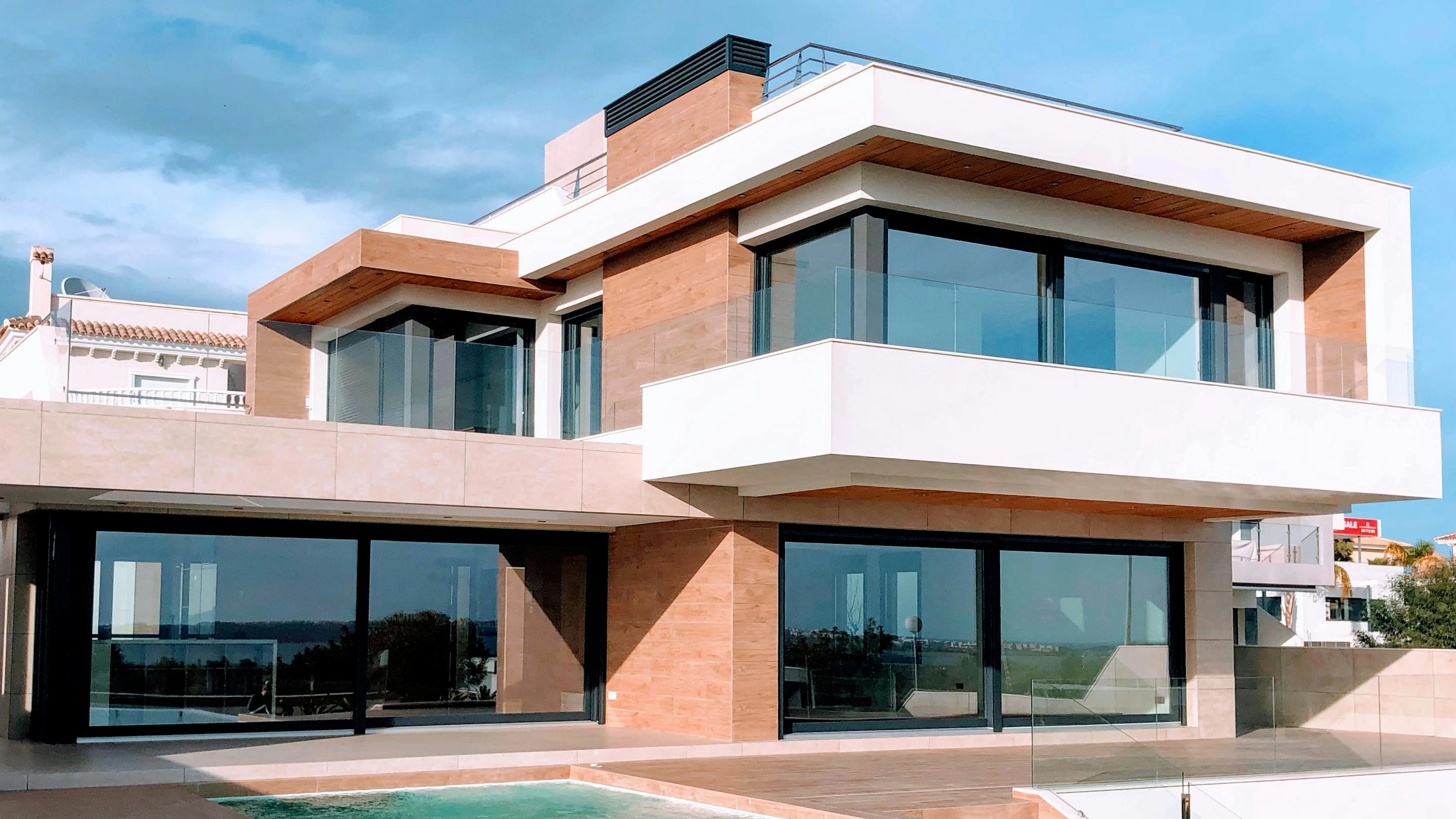 housetwostoreymodern A modern designer home with clean windows